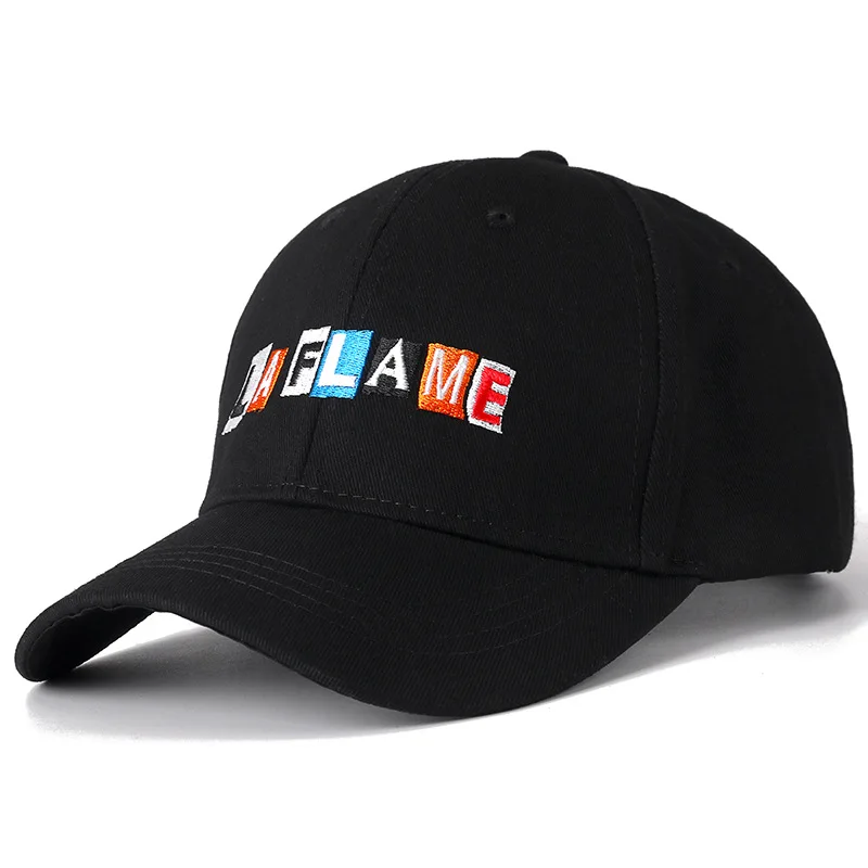 Новая хлопковая кепка LA FLAME Dad Hat Высококачественная бейсбольная Кепка с вышивкой Трэвиса Скотта s высококачественная черная бейсболка