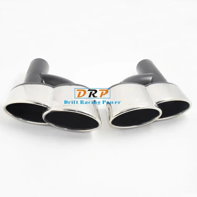 

Hot!1 to 2 Car Exhaust Muffler Pipe For Benz C200/W204 W212 E260 300L W212 W222 E63 E200 E260 E300 Change WALD--Side interface