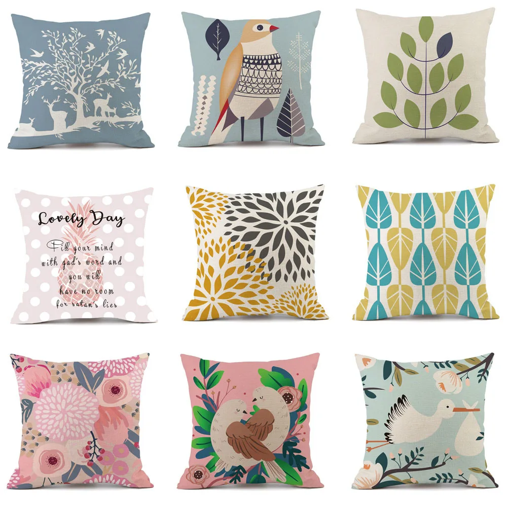 

Decorative pillowcase Christmas pillowcase printing restaurant seat cover CarSeat pillowcase soft bed pillowcase