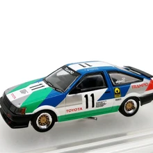 1: 64 INNO64 Toyota Corolla Lewin AE86#11 Trampio гоночная литая модель автомобиля