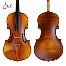 TONGLING Brand High-grade Natural Stripes Maple Antique Violin Violino Handmade Students Acoustic Violin Fiddle Jujuba Fitted