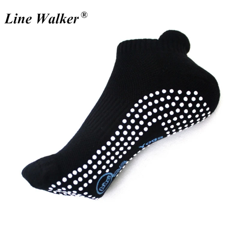 

Line Walker Women Yoga Socks Low Cut Anti-skid Breathable Fitness Pilates Sweat Socks Yoga Gym Non Slip Grip Socks