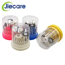 41 шт.(с коробкой) Стоматологическая лаборатория силиконовая резина ротационная Вольфрамовая сталь Полировка Боры Отбеливание зубов Стоматологическое оборудование