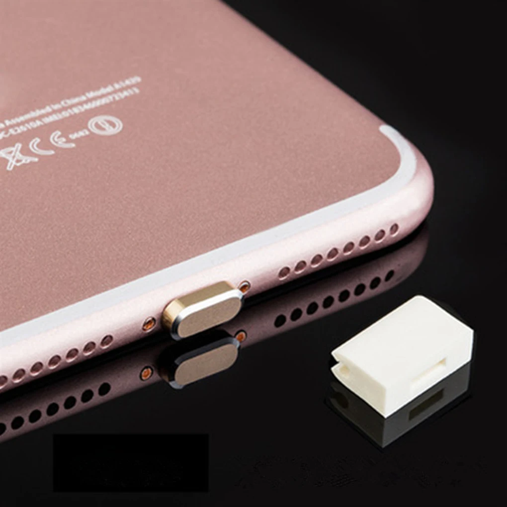 

3PCS/Set Replacement for iPhone6/6s/6p/6splus/7/8/7p/8p Metal Anti Dust Plug Storage Box Phone Accessories 1