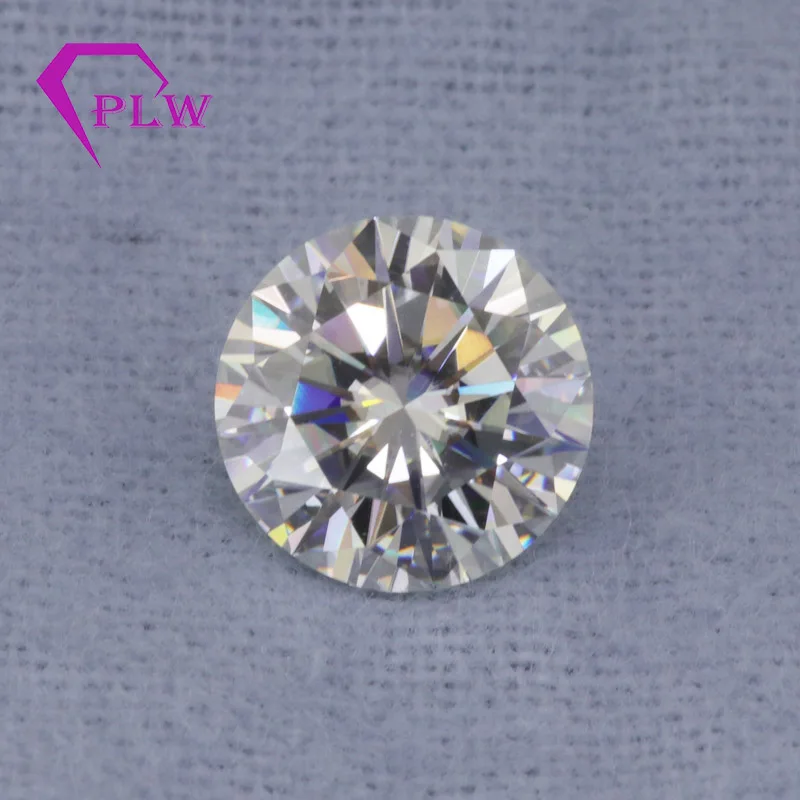 Включая сертификацию оптовая цена 2 карата 8 мм EF цвет Moissanite VVS круглый 3 Ex