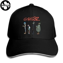 SAMCUSTOM Four Seasons универсальный Повседневное Кепки Лето Зонт Творческий Gorillaz 3D печати, сэндвич Кепки