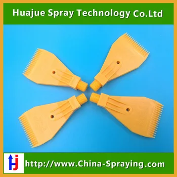 

1/4" Air shower F type spray nozzle,Blow wind cooling Drying manufacturing machine part cleanning ABS wind jet