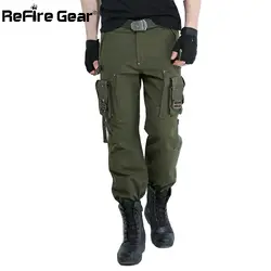 ReFire gear Army Force 101th Airborne мужские брюки в стиле милитари спецназ полиция боевой тактический карго Брюки страйкбол карманы хлопковые брюки