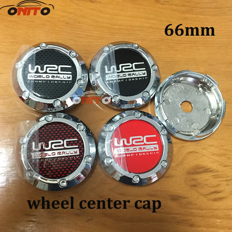 Car Accessories 4X66mm Chrome Cap Car Wheel Center Rim Hub Caps Covers