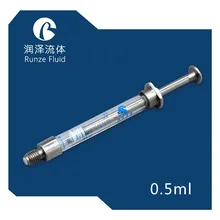 0.5ml glass syringe injector sampler dispensing with 1/4-28 UNF external thread цена 0.5ml glass syringe injector sampler dispensing with 1/4-28 UNF external thread цены онлайн