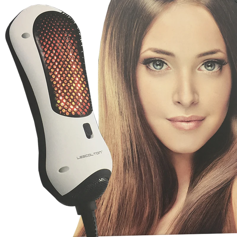 

NEW 3 IN 1 Infrared Heat Hair drye and styler Electric Detangling dryer brush Hair Straightener Comb Fast Hair Smooth Detangling