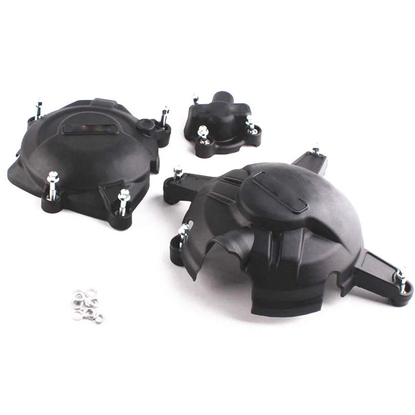 

Black Engine Stator Cover Crank Case Set For Yamaha YZF R3 2015 2016 Motorcycle