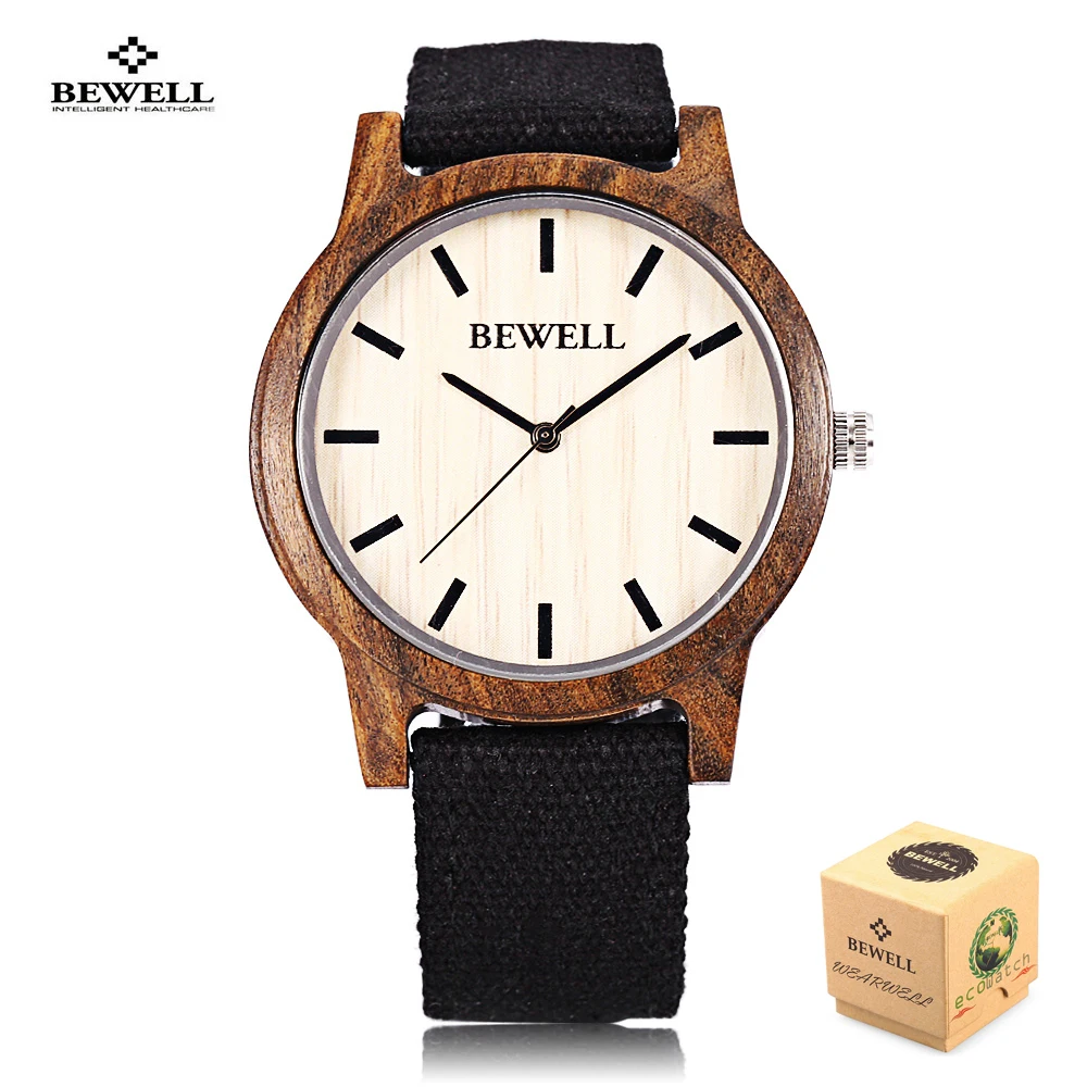BEWELL 2018 хит продаж Спортивное платье повседневные часы из натурального дерева и