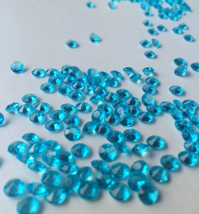 45mm 1000pcs aqua acrylic crystal diamond for even party supplies invitation for wedding - Party Decoration Stores 45mm 1000pcs aqua acrylic crystal diamond for even party supplies invitation for wedding - Party Decoration Stores