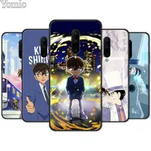 Japanese Anime Detective Conan Black Case for Oneplus 7 7 Pro 6 6T 5T Soft Cover Shell for Oneplus 7 7Pro Silicone Phone Case