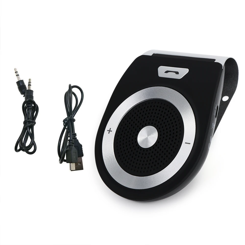 Buy Hands Free Bluetooth Car Kit Speaker Wireless Aux