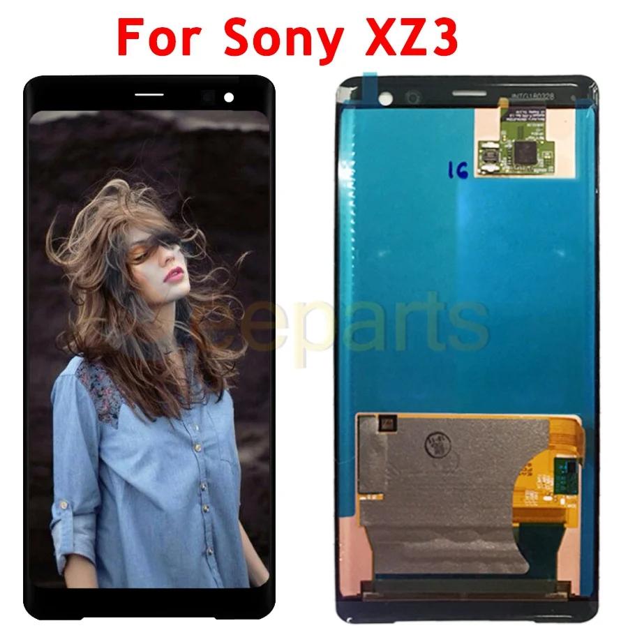 For Sony XZ3 LCD with Touch Screen Digitizer Panel Assembly Replacement For Sony XZ3 Screen 6.0 inch No Dead Pixe Factory Price (1)