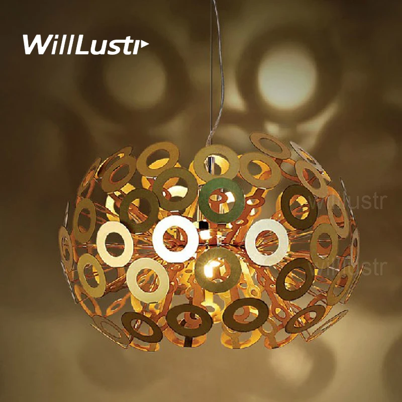 Aliexpress.com : buy willlustr dandelion pendant light modern ...