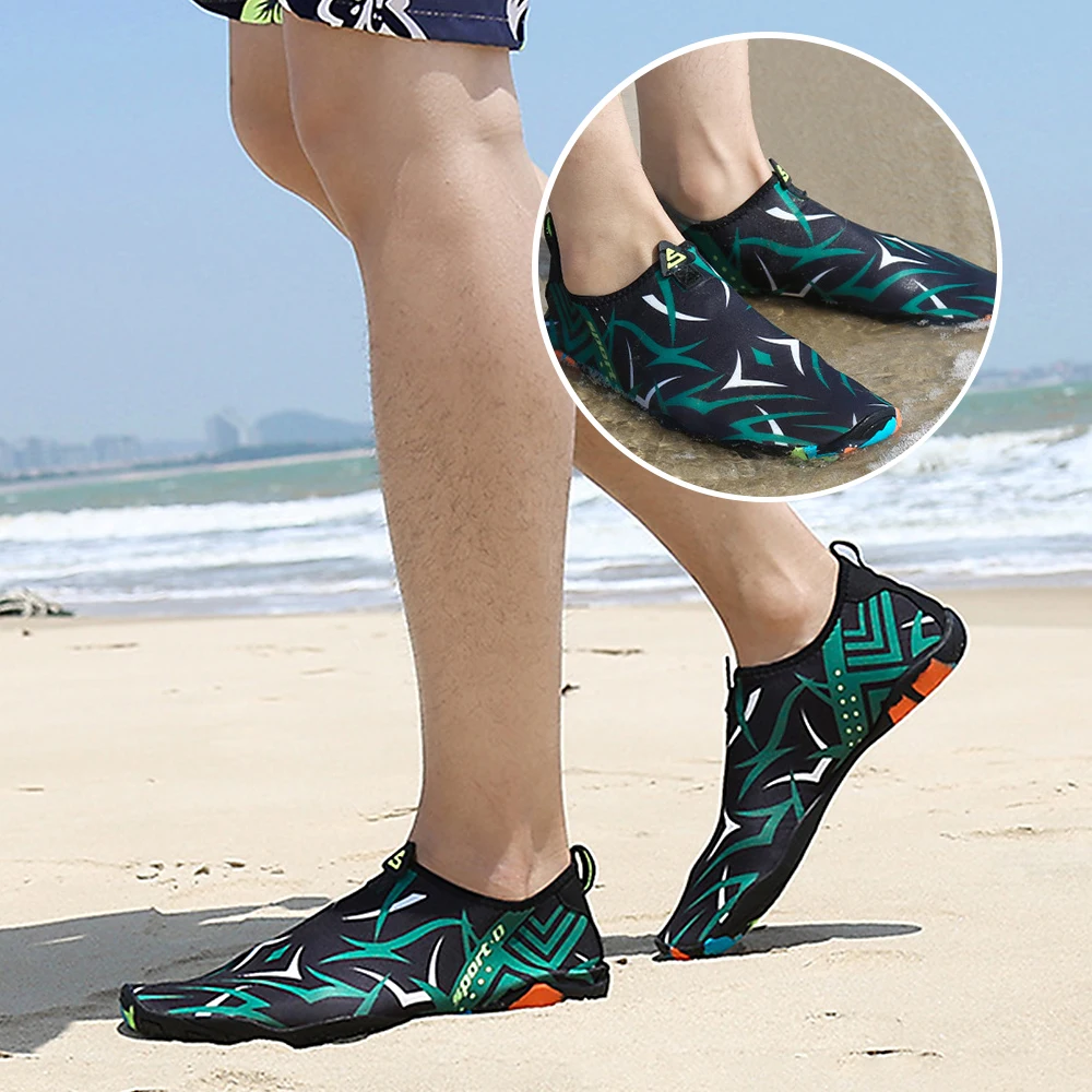 للجنسين رياضية السباحة الرياضات المائية أكوا شاطىء البحر الشاطئ تصفح النعال المنبع ضوء الأحذية الرياضية للرجال النساء