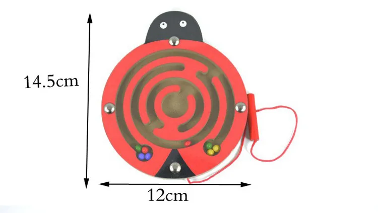 Детские магнитные лабиринт игра деревянная головоломка детские ранние образовательный мозговой тизер деревянные игрушки интеллектуал