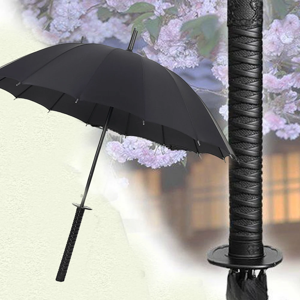Creative Japanese Samurai Sword Umbrella Men Super large Ninja like
