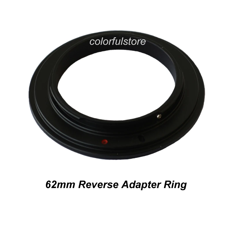 New Arrival 1x 62mm 62 mm Macro Reversing Reverse Camera Lens Adapter