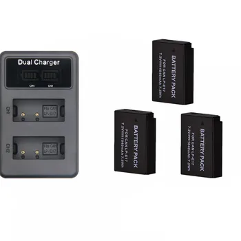 

3pcs LPE17 LP E17 LP-E17 Battery+LCD Charger for Canon EOS 200D M3 M6 750D 760D T6i T6s 800D 8000D Kiss X8i Cameras Set