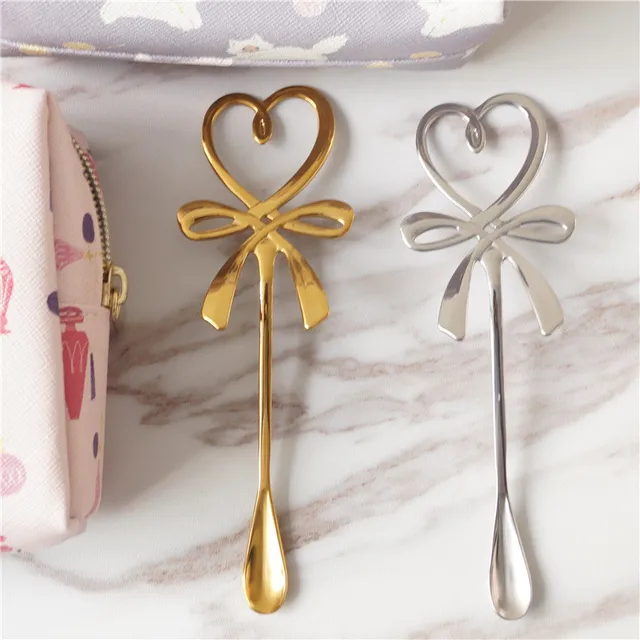 Best Offers TTLIFE 1pc Bow-knot Design Coffee Scoop Stainless Steel Ice Cream Dessert Tea Spoon Delicate Tea Sugar Soup Stirring Spoon Best Offers TTLIFE 1pc Bow-knot Design Coffee Scoop Stainless Steel Ice Cream Dessert Tea Spoon Delicate Tea Sugar Soup Stirring Spoon