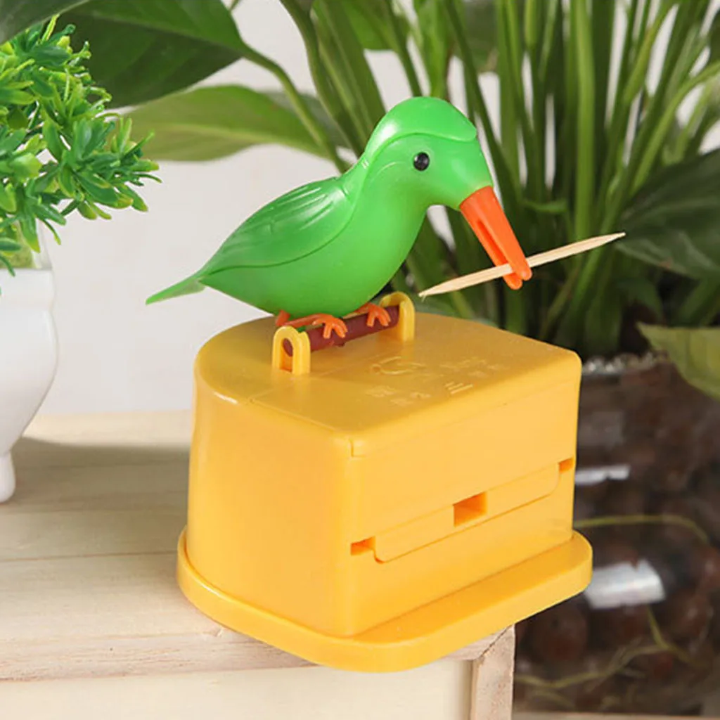 

Cute Hummingbird Toothpick Dispenser Gag Gift Cleaning Teeth June#13