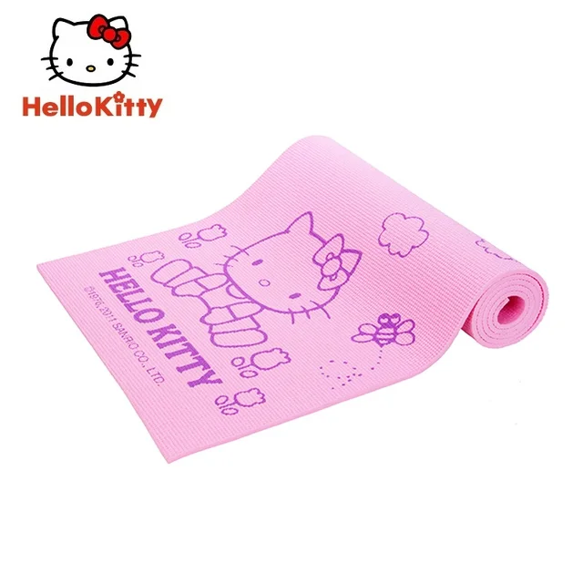 Hello Kitty 4mm Yoga Mats PVC 173*61cm Fitness Non Slip Soft comfortable Yoga Pad Body Building