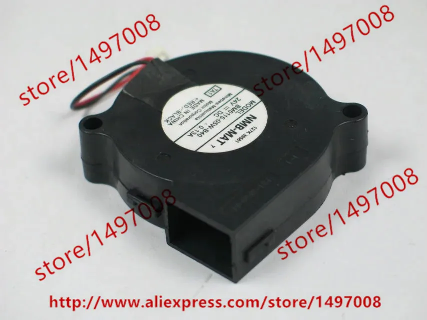 NMB MAT BM5115 05W B40 TA1 DC 24V 0.13A 2 проводной 50x50x15 мм Сервер вентилятор охлаждения|blower fan|server