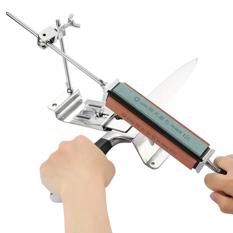 

Professional Knife Sharpener Stainless Steel Sharpening Stone Sharpener Knife Scissors Whetstone Set
