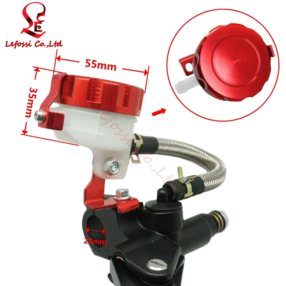8 цветов красный CNC 7/" 22 мм универсальный Передний правый левый тормозной цилиндр сцепления для YAMAHA HONDA SUZUKI KAWASAKI