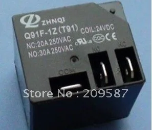 

2pcs Q91F-1Z(T91) DC 24V Electrical PCB Type Power Relay