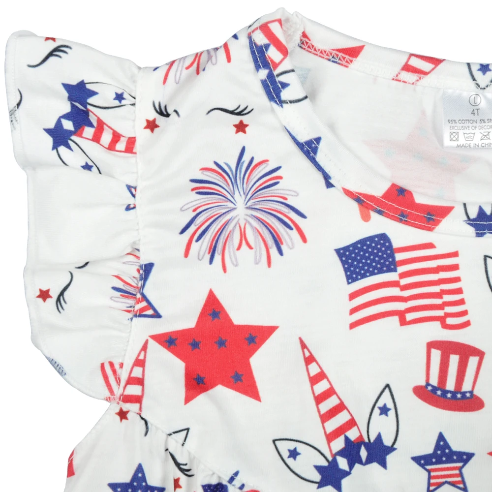 Baby Girls Boutique outfit Clothes Set 4th of July CONICE NINI Star Pattern Girls Boutique Baby Girl Clothes Summer Outfit Baby Girls Boutique outfit Clothes Set 4th of July CONICE NINI Star Pattern Girls Boutique Baby Girl Clothes Summer Outfit