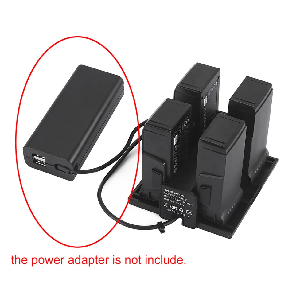 Mavic Air Charger For DJI Mavic Air Intelligent Flight Battery Charging Hub Parallel Charging Board DJI Battery Balance Manager (14)