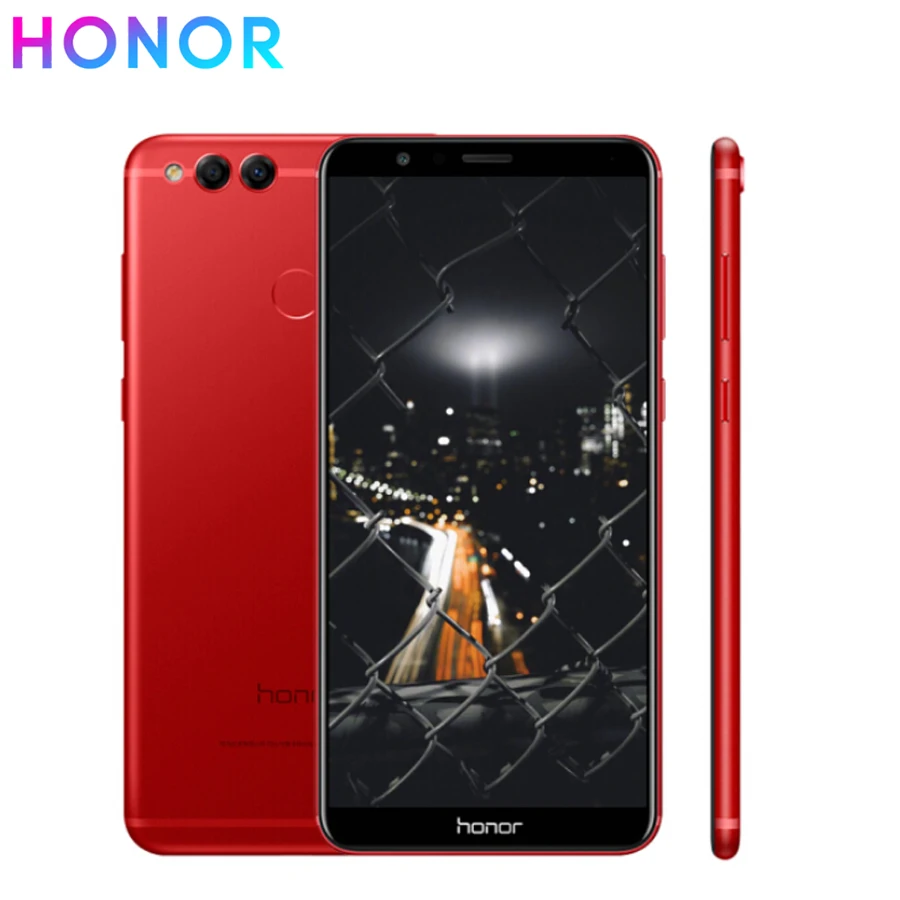 Новый мобильный телефон Honor 7x4G LTE 5 93 дюймов 4 Гб ОЗУ 32 ПЗУ Восьмиядерный процессор