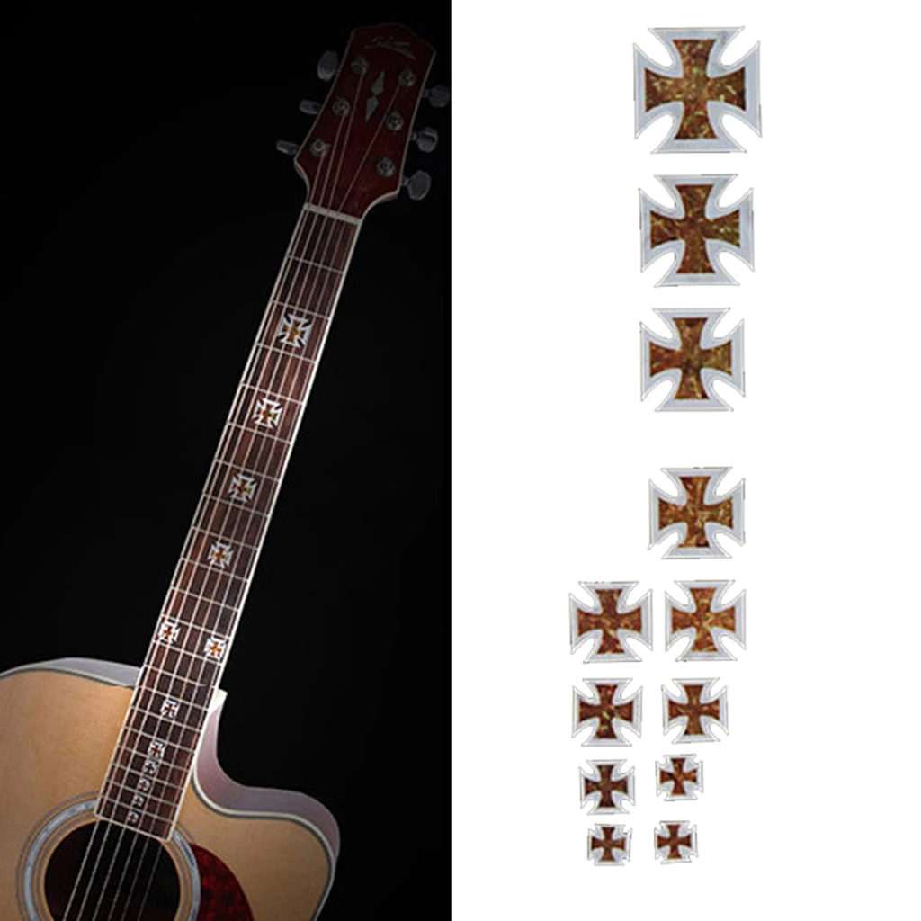 Electric Acoustic Guitar Neck Fretboard DIY Stickers Guitar for Musical Practicers 