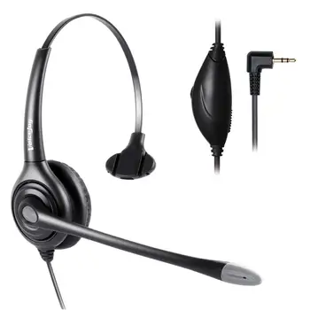 

Volume Mute and QD headset with 2.5mm plug for Linksys Spa Polycom Grandstream Panasonic Zultys Gigaset and Cordless phones