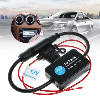 

12V 25dB Car FM Radio Antenna Amplifier Booster with Indicator Model ANT-208 Auto Car FM Antenna Amplifier For Car Vehicle Boat