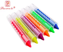 6 цветов для лица Краски ing карандаши Сращивание структура для лица Краска Карандаш Рождество ручка для раскрашивания тела палка для