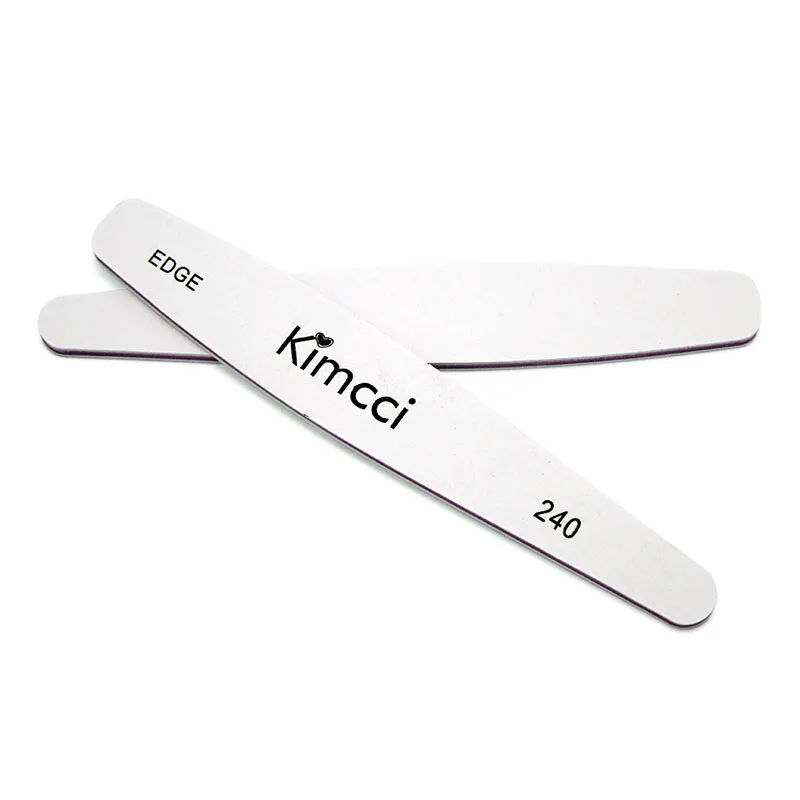 

Kimcci 1pcs Good Quality 240 Nail File Manicure Tools Sanding Block Slim Buffer EDGE Nail Art Salon Manicure Accessories