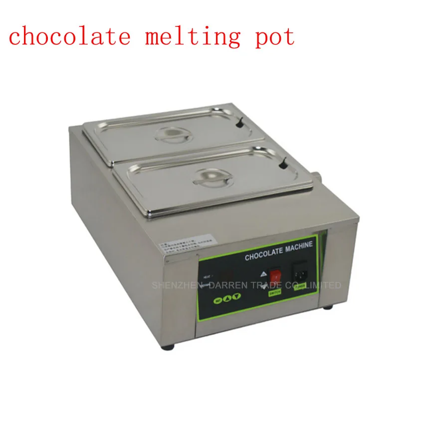1 шт. 2 решетки растопление шоколада горшок, коммерческая плавильня для шоколада, машина для выпечки