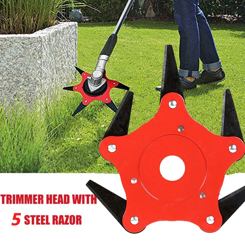 5 Steel Razor Manganese Stee String Trimmers Yard Trimmer Head Updated Spring Agricultural Use Outdoor Grass Brushcutter 5 Steel Razor Manganese Stee String Trimmers Yard Trimmer Head Updated Spring Agricultural Use Outdoor Grass Brushcutter