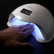 Абсолютно SUN5 365+ 405nm 48 Вт профессиональный светодиодный УФ лампа Сушилка для ногтей лак машина подходит для всех ногтей гель для полировки ногтей художественные инструменты