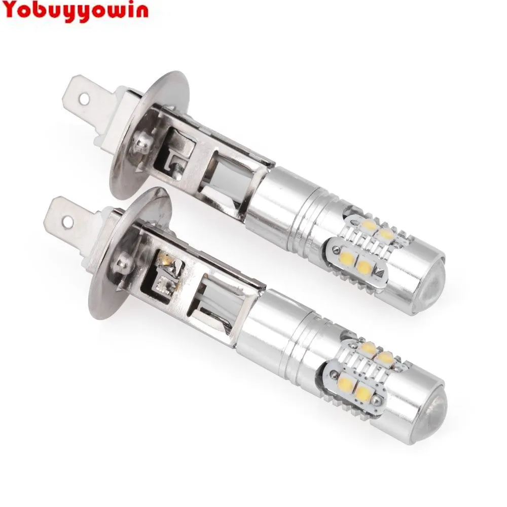 

Extremely Bright Max 50W CREE chips High Power H1 LED Bulbs for DRL or Fog Lights Driving Fog Light Bulb , Xenon White 6000K