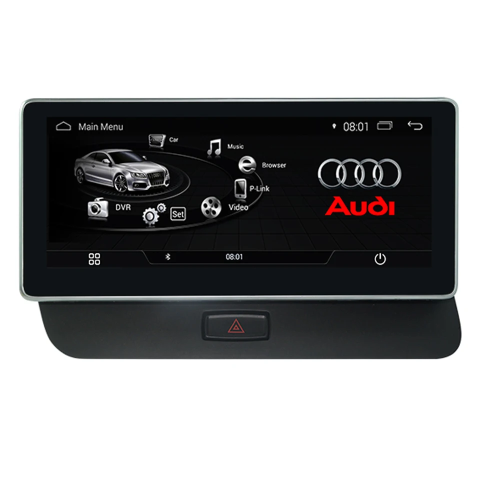 10,25 дюймов, автомобильный, мультимедийный Системы Android для AUDI Q5 USB SD Wi-Fi 3g MP4 AUX аудио-видео Bluetooth