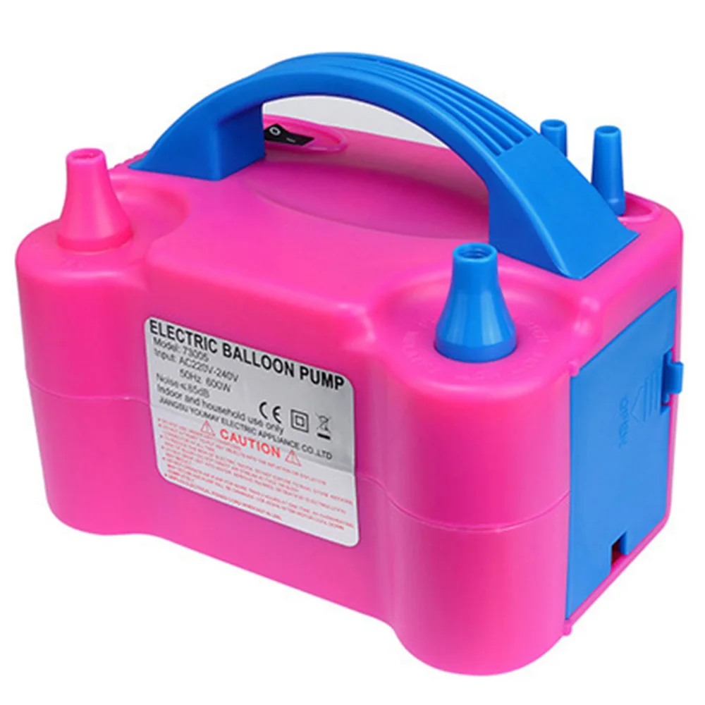 

220V EU Plug Double Hole AC Inflatable Electric Balloon Pump Air Balloon Pump Electric Balloon Pump Inflator Baloon S1ZN