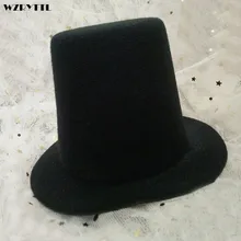 Высокая мини-шляпа, головной убор для танцевальной вечеринки, свадьбы, Высота 8,5 см, головной убор для взрослых и детей, головной убор с зажимами