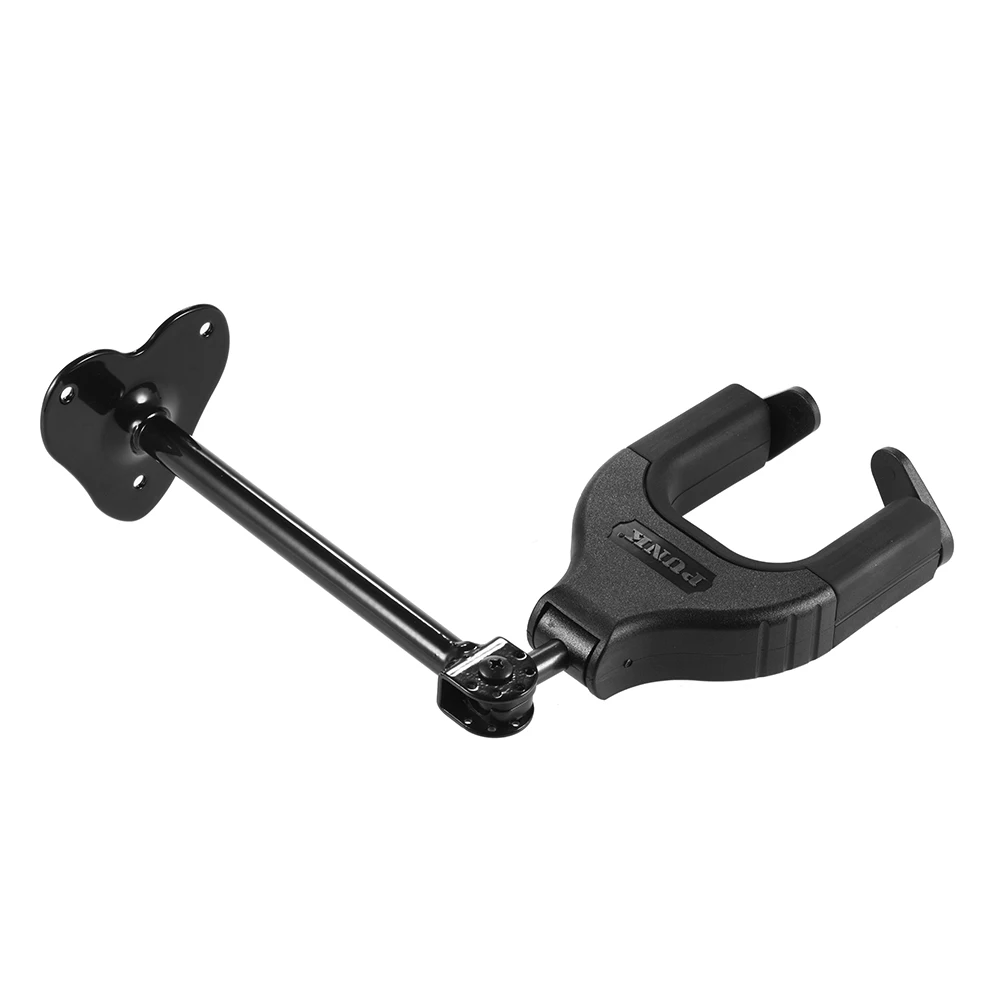 Adjustable Wall Mount Guitar Hanger Hook Holder Keeper Auto Grip System Heart-shaped Metal Base for Electric Acoustic Guitars Adjustable Wall Mount Guitar Hanger Hook Holder Keeper Auto Grip System Heart-shaped Metal Base for Electric Acoustic Guitars